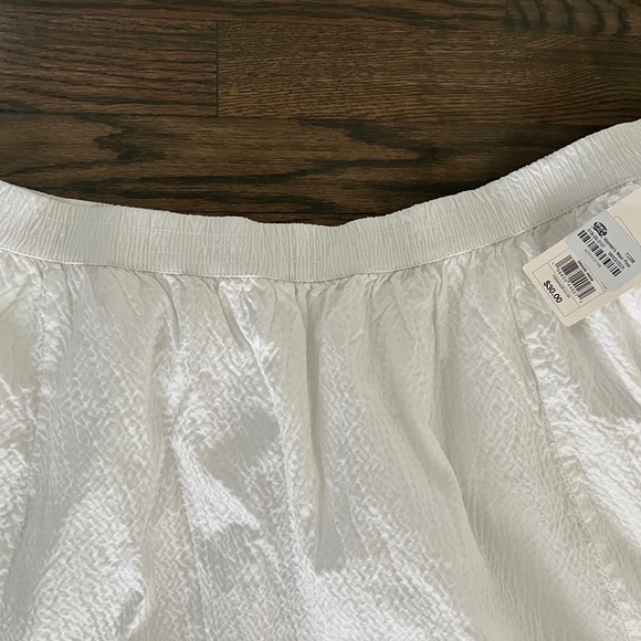 White A-Line Midi Skirt - Picture 2 of 6